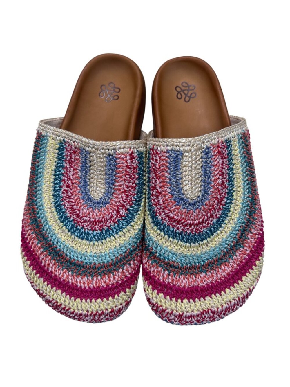 The Sak Bolinas Crochet Clog 7 Women Mule Knit Indie Boho Cozy